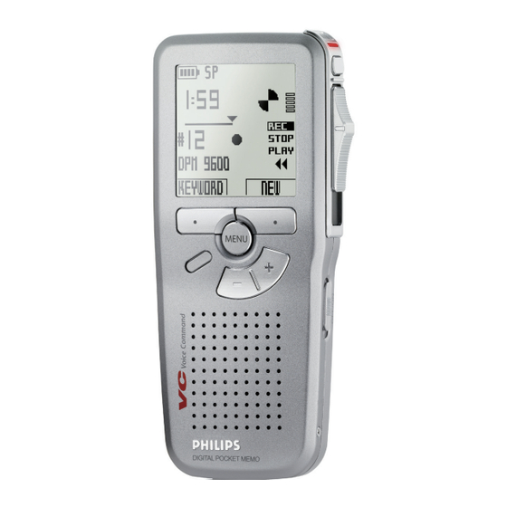 Philips Digital Pocket Memo LFH 9600 Manual Del Usuario
