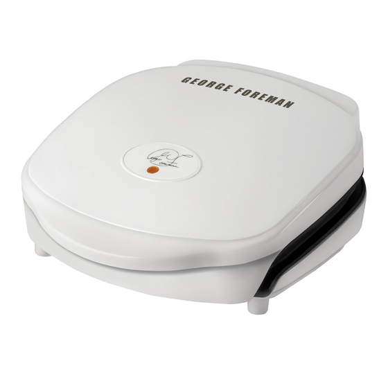 George Foreman GR18 Manuales