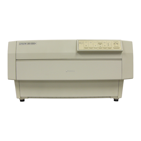 Epson DFX 5000+ Guía De Solución De Problemas