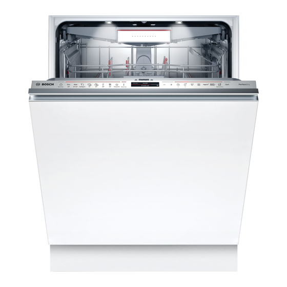 Bosch SMV8YCX03E Manual De Usuario