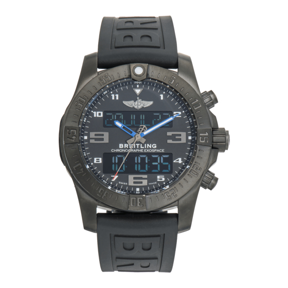 Breitling EXOSPACE B55 Guia De Inicio Rapido