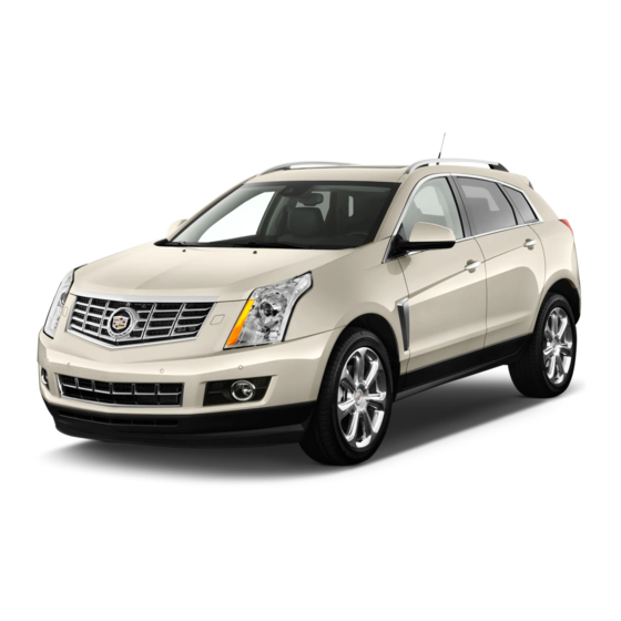 Cadillac SRX Manuales