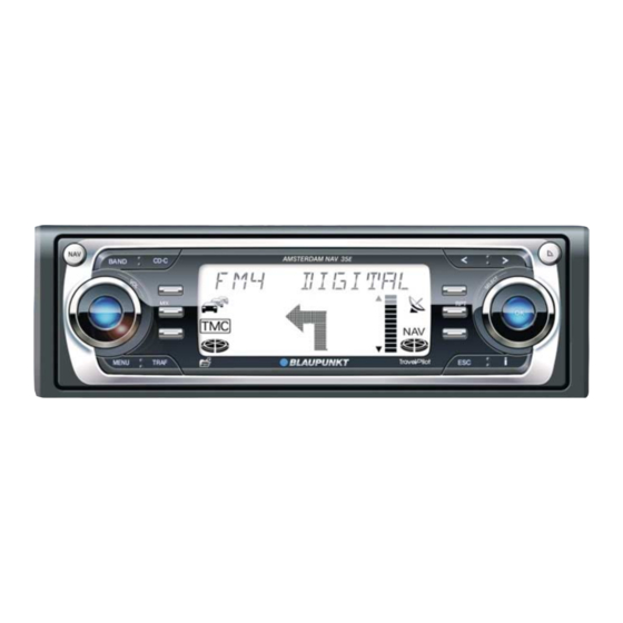 Blaupunkt TravelPilot Amsterdam NAV 35E Instrucciones De Manejo E Instalación