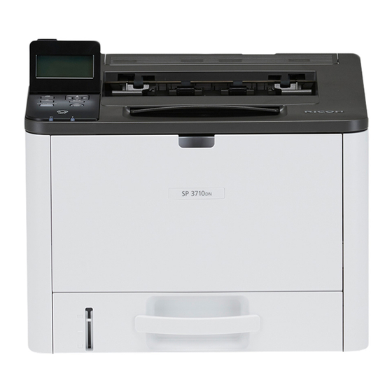 RICOH SP 3710DN MANUAL DE USO RÁPIDO Descargar En PDF | ManualsLib