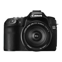 Canon EOS 50D Instrucciones