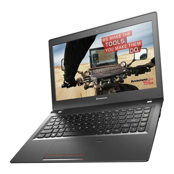 Lenovo E31-80 Guia Del Usuario