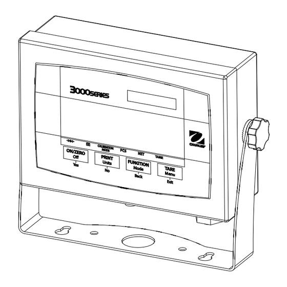 OHAUS 3000 Serie Manual De Instrucciones