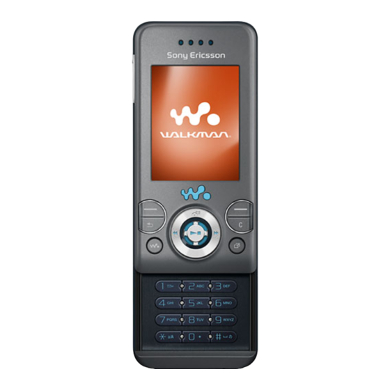 Sony Ericsson W580i Guía De Usuario