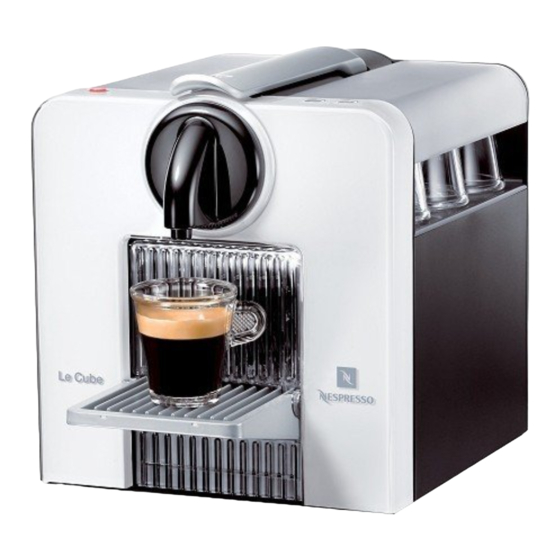 Nespresso Le Cube Manuales