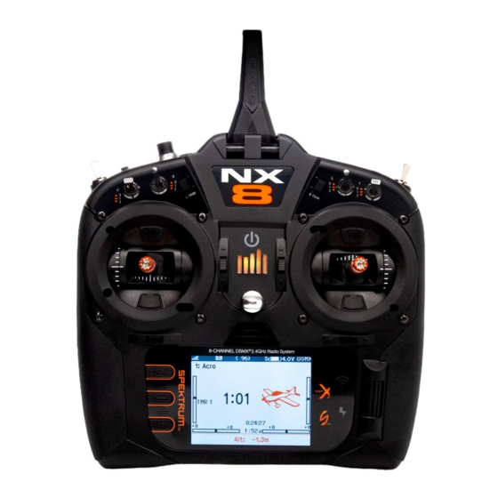 Spektrum NX8 Manual De Instrucciones