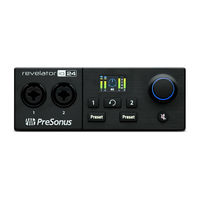 Presonus Revelator io24 Guía De Arranque Rápido