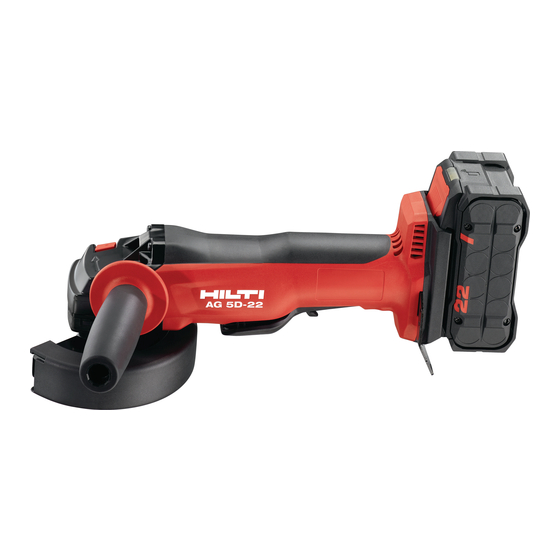 Hilti AG 5D-22 Manual De Instrucciones Original