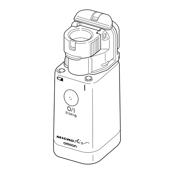 Omron micro Air NE-U22V Manual De Instrucciones