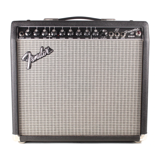 Fender PRINCETON 65 DSP Manuales