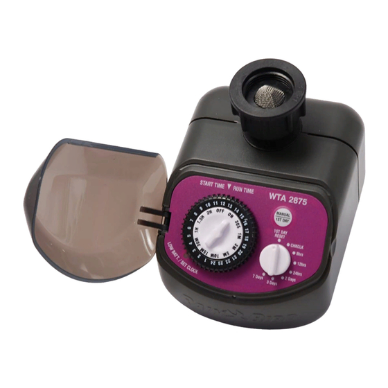 Rain Bird WTA 2875 Manual De Instrucciones