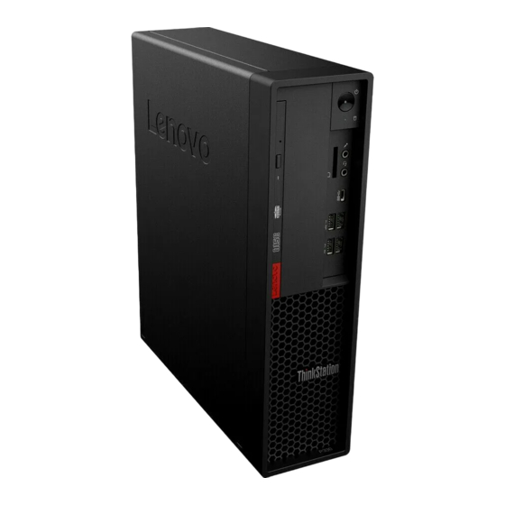 Lenovo ThinkStation P330 30C7 Manuales