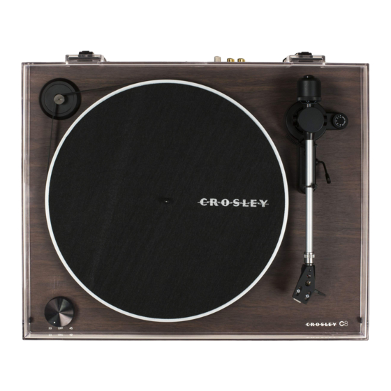 Crosley C8 Manuales