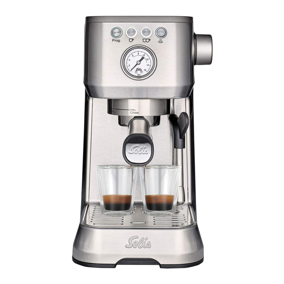 SOLIS Barista Perfecta Plus Manuales