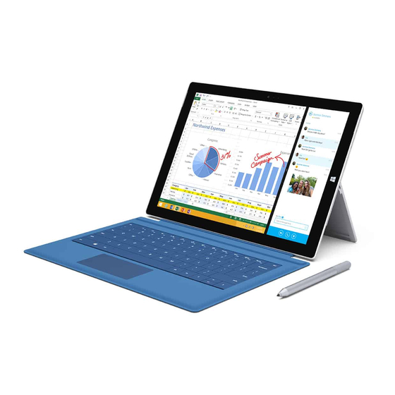 Microsoft Surface Pro 3 Manuales