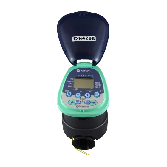 Galcon 7101BT Manual Del Usuario