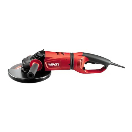 Hilti DCG 230‑D Manual Original
