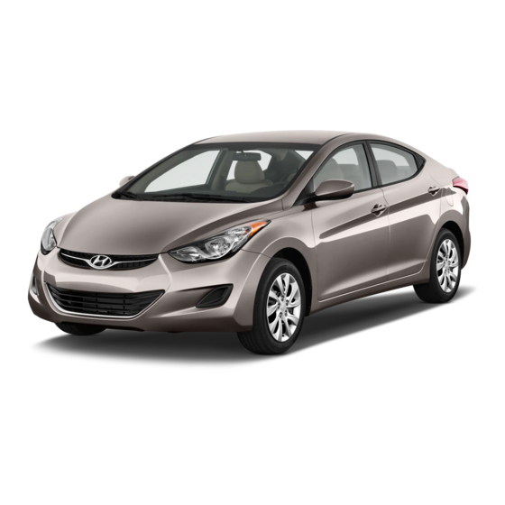 Hyundai Elantra 2013 Manual Del Propietário