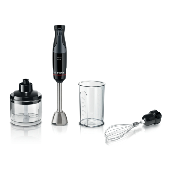 Bosch ErgoMaster Serie Manual De Usuario