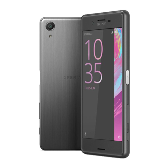 Sony Xperia X Performance Guia Del Usuario