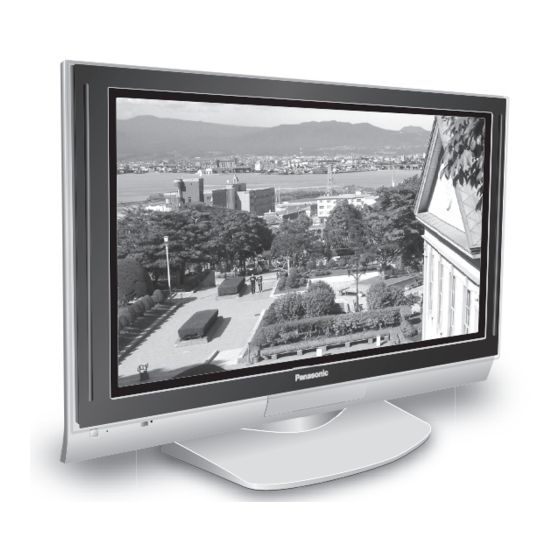 Panasonic TH-37PA30 Manual De Instrucciones