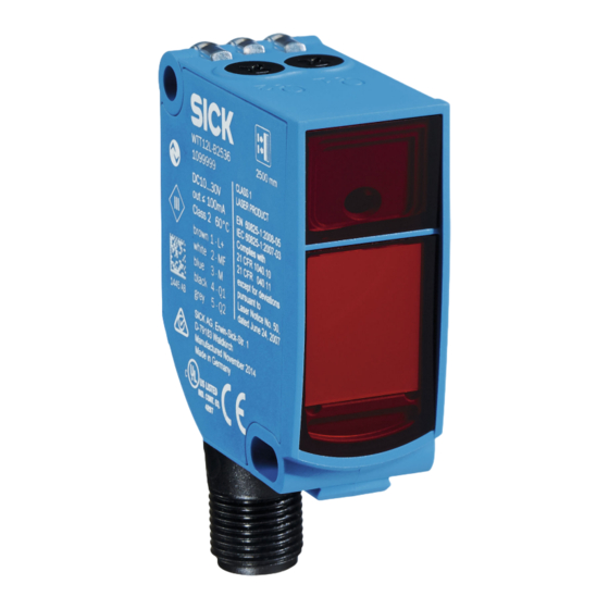 SICK PowerProx - WTT12L Manual De Operación