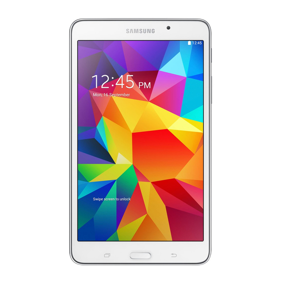 Samsung Galaxy Tab 4 Manual Del Usuario