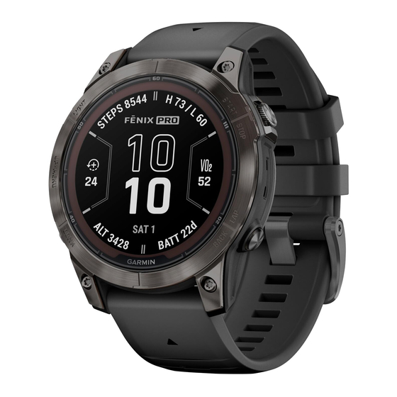 Garmin QUATIX 7 STANDARD Serie Manual Del Usuario