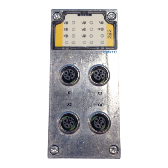 Festo CPX-FVDA-P2 Manual