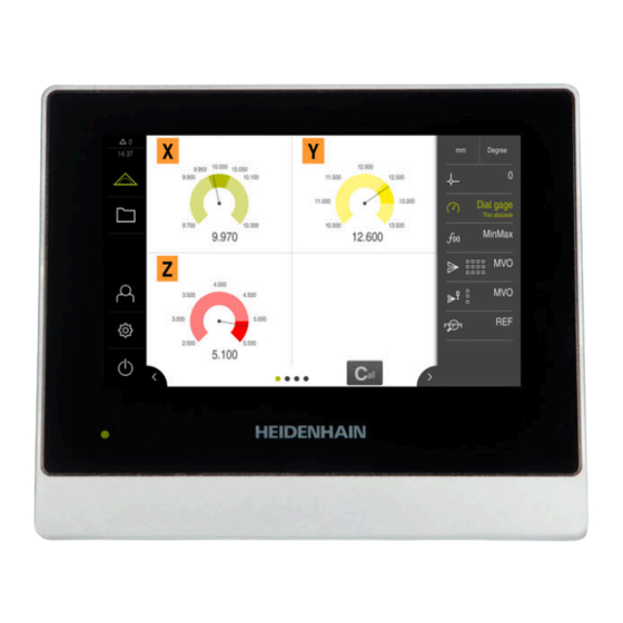HEIDENHAIN GAGE-CHEK 2000 Instrucciones De Funcionamiento