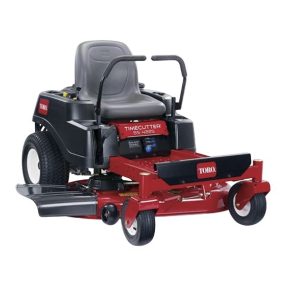 Toro TimeCutter SS 4225 Manual Del Operador