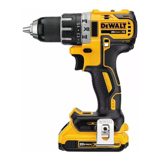DeWalt DCD791 Manual Del Usuario