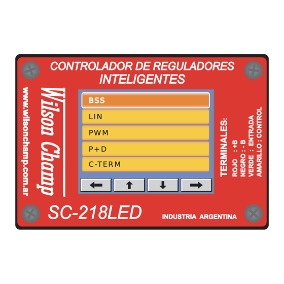 Wilson Champ SC-218LED Manual De Uso