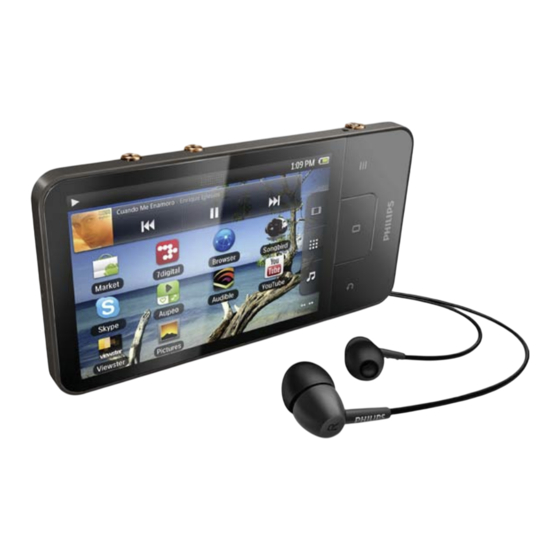 Philips GoGear SA3CNT08 Manual Del Usuario