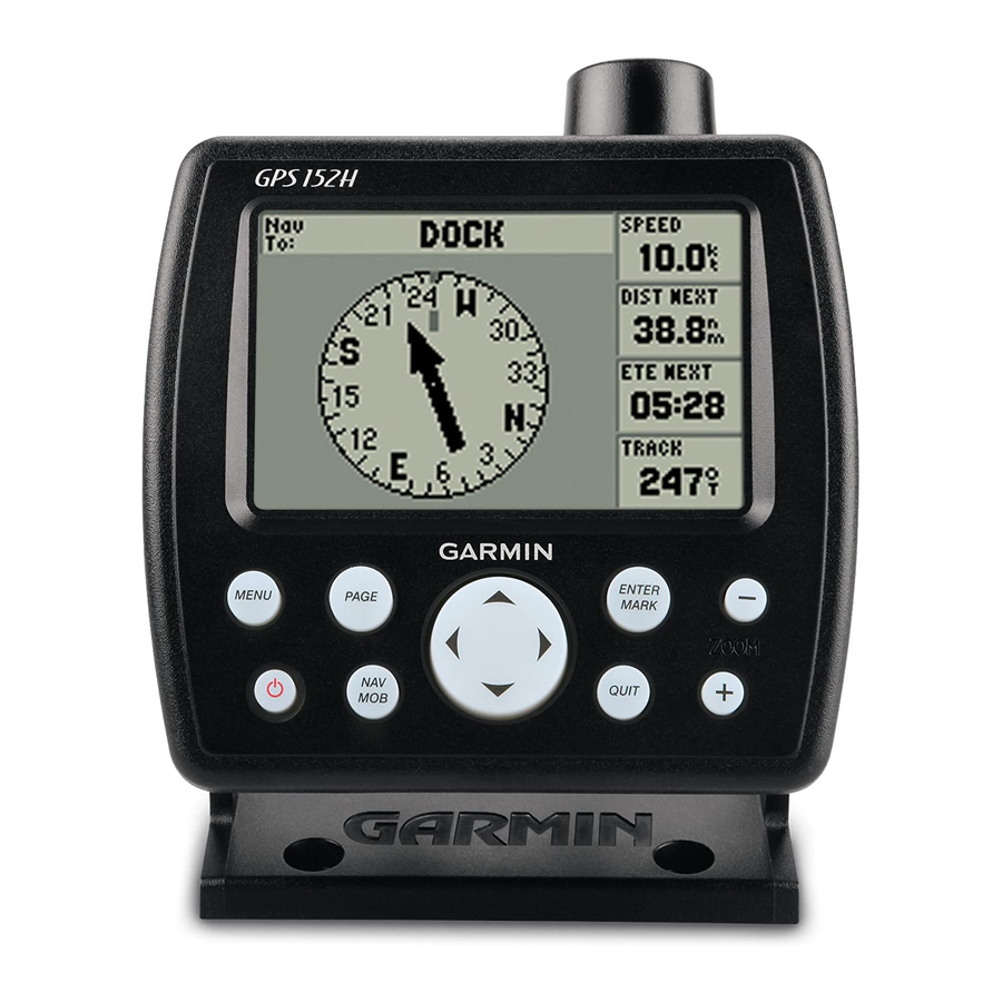 Garmin GPS 152H Manual Del Usaurio