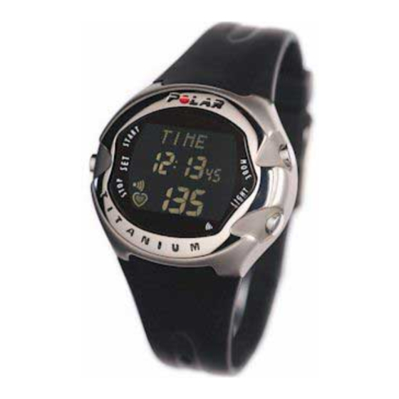 Polar M71 ti Manual De Instrucciones