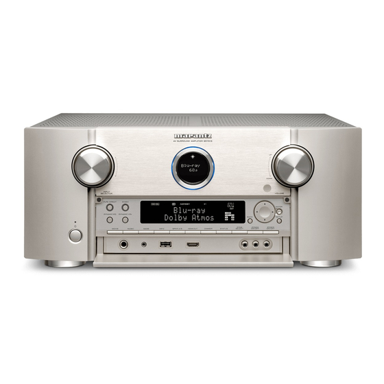 Marantz SR7015 Manual Del Usuario