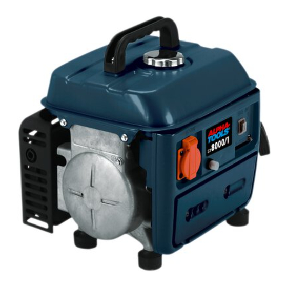 ALPHA-TOOLS ST 8000/1 Manual De Instrucciones
