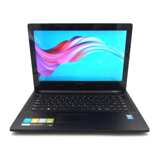 Lenovo G40-30 Guia Del Usuario