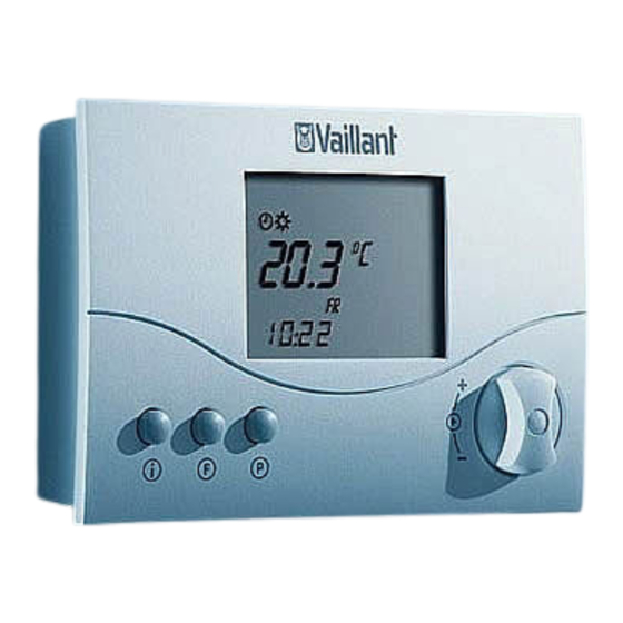 Vaillant calorMATIC 340f Manuales