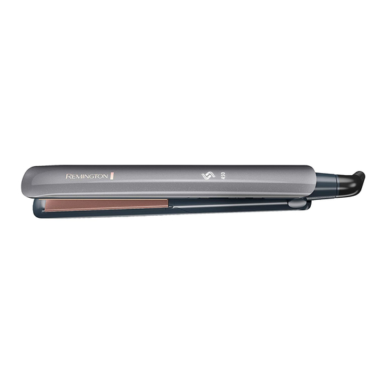 Remington Straightener S8598 Manuales