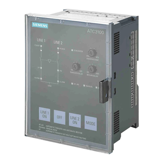 Siemens 3KC ATC3100 Instructivo