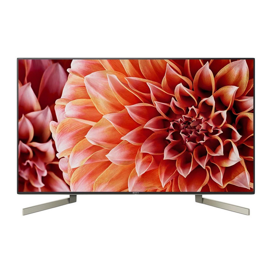 Sony BRAVIA KD-55XF90 Serie Guía De Configuración