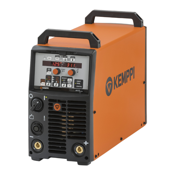 Kemppi A3 MIG Welder Manuales