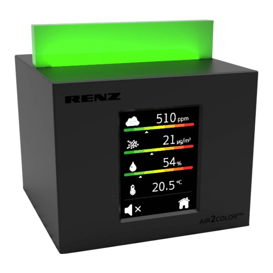 Renz AIR2COLOR PRO Manual De Instrucciones