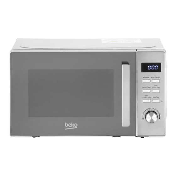 Beko MOF20110X Manual Del Usuario